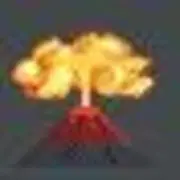 火山来了。
