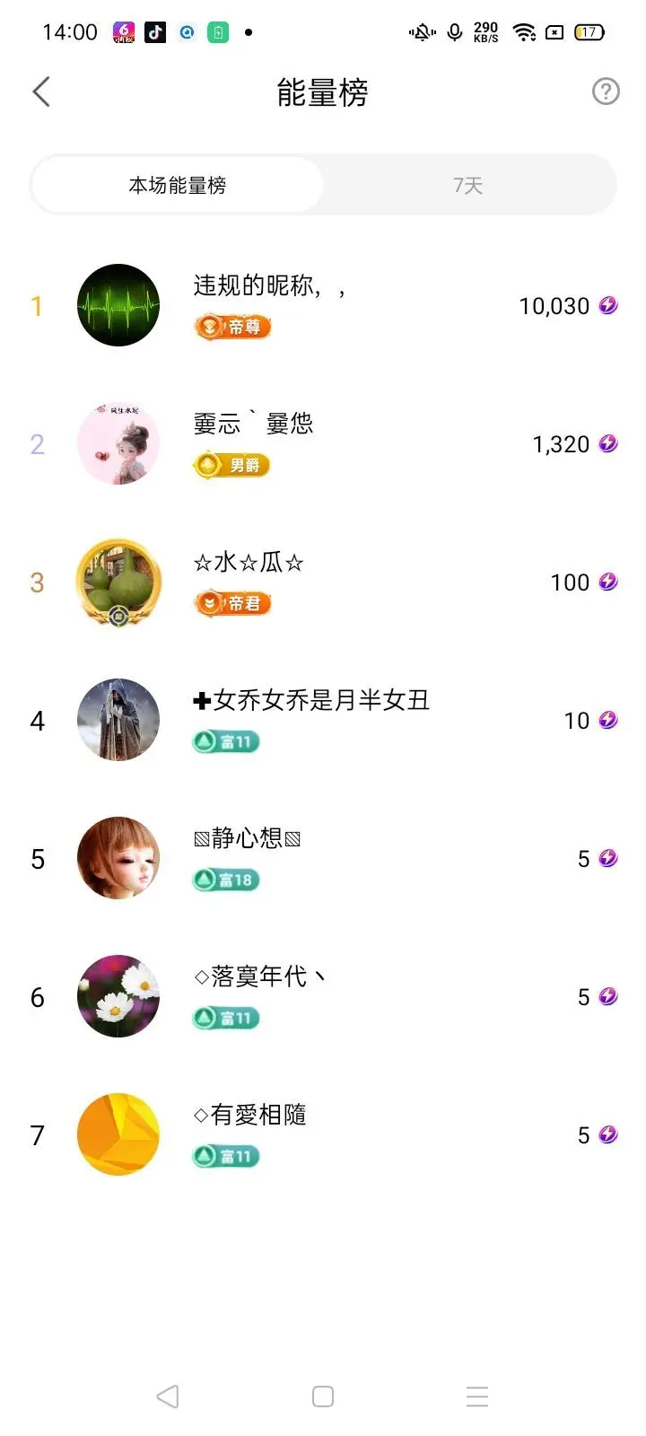 果宝兔🐇的主播照片
