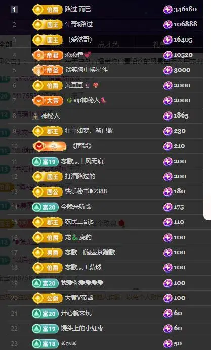 恋歌爱唱歌的主播照片